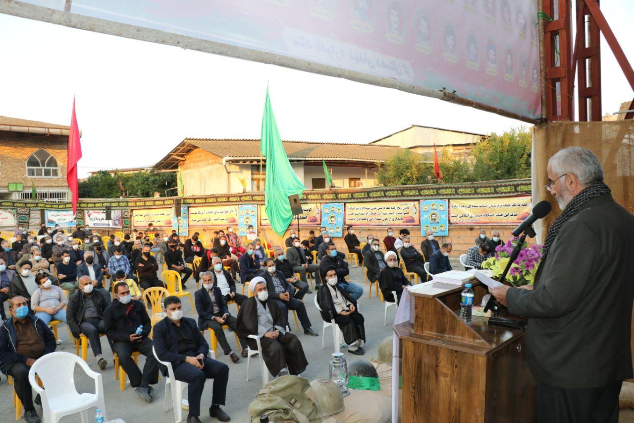 رئیس کل دادگستری گلستان در یادواره شهدای دهستان گز استان گلستان