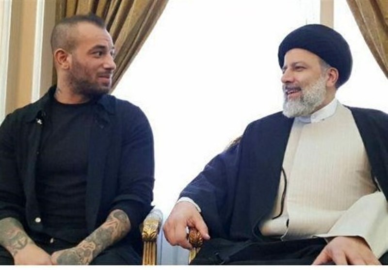 تتلو به دیدار رئیسی رفت+عکس