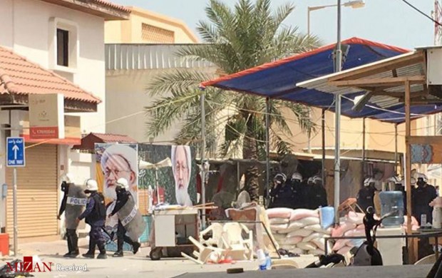 اقامت اجباری آیتالله شیخ عیسی قاسم آغاز شد/ فراخوان علمای بحرین/ آخرین تصاویر و فیلم از درگيري نيروهاي امنيتي بحرين ومعترضان