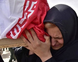 عکس/ ورود پیکر 135 شهید دفاع مقدس از مرز اروند