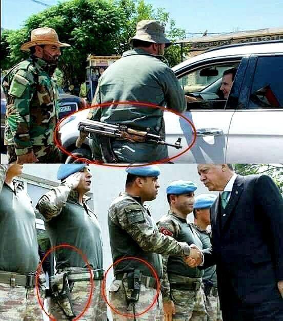 عکس/ تفاوت اسد و اردوغان!
