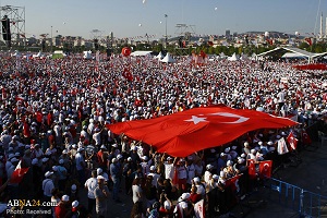 گزارش تصویری/ تجمع بزرگ مخالفان اردوغان در استانبول