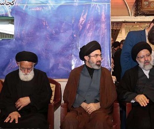 عکس | فرزندان رهبر انقلاب در مراسم چهلم همسر آیت‌الله علم‌الهدی
