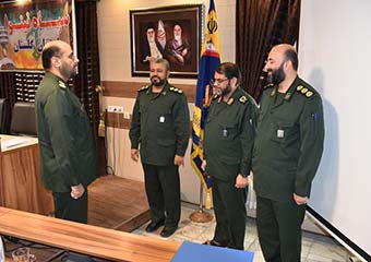 جواد فرامرزی به عنوان فرمانده ناحیه دانشجویی سپاه نینوا گلستان منصوب شد