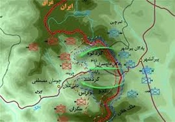 مرزنشینان ایران درشمال غرب کشور مرکز ضد انقلاب را آتش زدند
