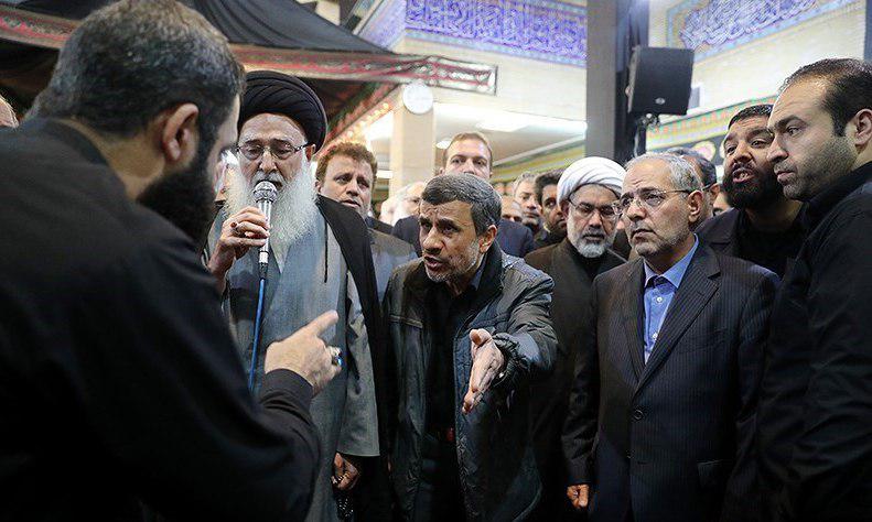 تصویری خاص از مراسم تشییع پیکر داود احمدی‌نژاد 