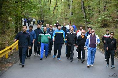 پیاده روی صبحگاهی استاندار گلستان با مدیران دستگاههای اجرایی استان