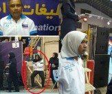 ادامه ی ماجرای مربی روسری به سر شده! 