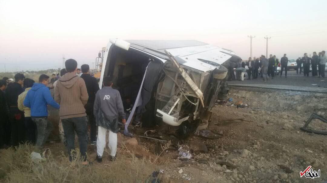  تصادف اتوبوس راهیان نور دانش آموزان دختر در خوزستان/ 4 دانش آموز جان باختند