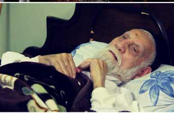 شیخ رسول رضایی حاکم شرع گرگان در بستر بیماری