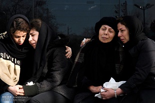 عکس مراسم وداع با پیکر محمد هادی نامور، پیشکسوت تئاتر استان گلستان