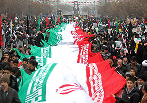 راهپیمایی یوم الله ۲۲ بهمن در ۴۲ نقطه گلستان 