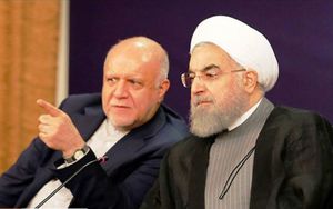 روحانی: در تولید بنزین خودکفا شدیم/ زنگنه: دروغ گفتند که خود کفا شدیم/ حالا کی راست گفته کی دروغ+ سند