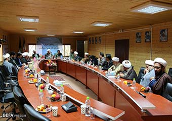 عکس/ نشست روحانیون ایثارگر دفاع مقدس استان گلستان