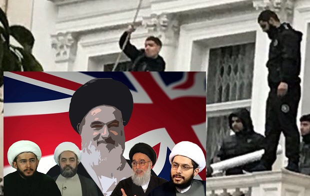 پخش زنده حمله به سفارت ایران در لندن! 