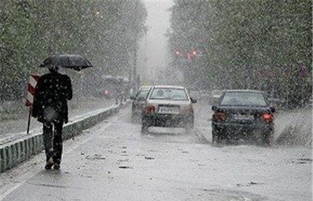 عبور موج بارشی از استان‌های شمالی و بارش‌های پراکنده از عصر امروز