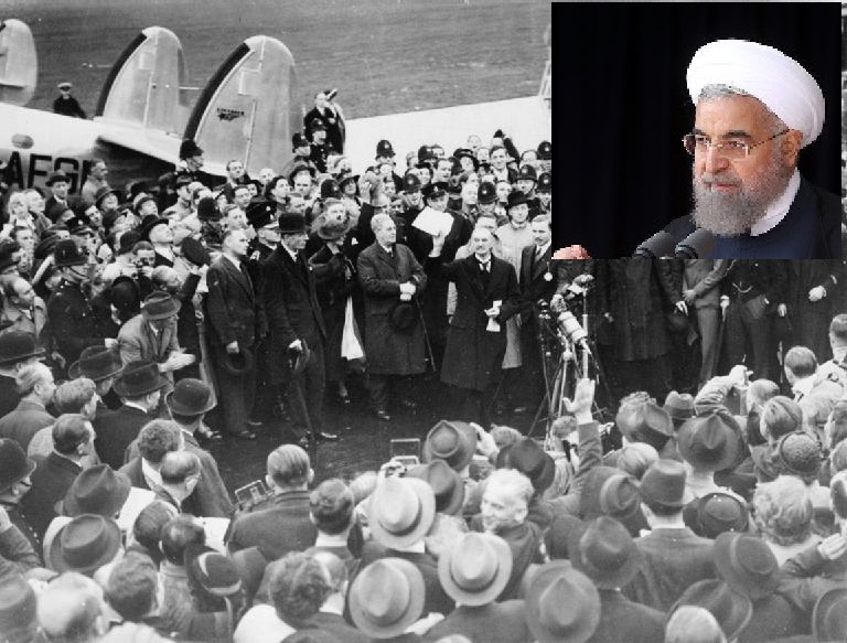 آقای روحانی! روی «چمبرلین» را سفید کردید+عکس