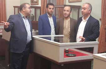 بازدید علیرضا ابراهیمی دبیر مجمع نمایندگان استان گلستان از کاخ موزه گرگان + تصاویر