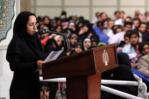 متن کامل سخنرانی جنجالی سحر مهرابی در دیدار با رهبری