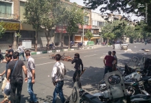 تصاویری از اغتشاش امروز آشوبگران در خیابان جمهوری