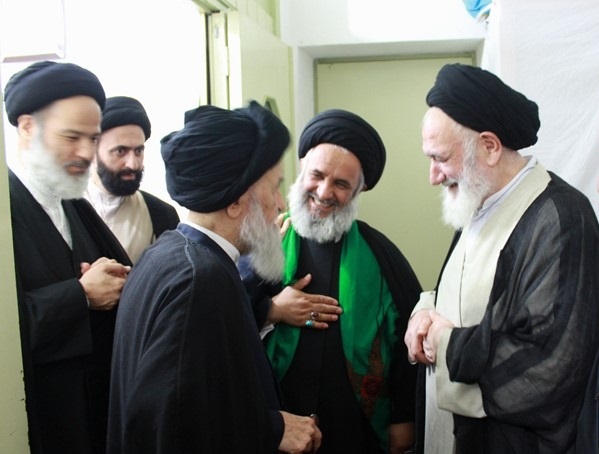 تصاویر/ دیدار آیت الله علوی گرگانی با آیت الله حسینی شاهرودی