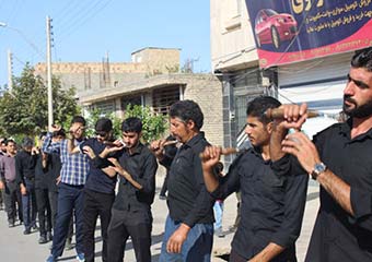 گزارش تصویری ازمراسم روز عاشورا در مراوه تپه