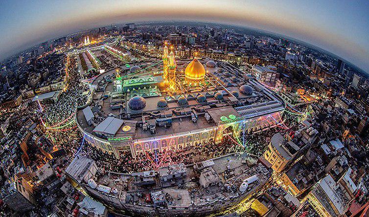تصویر هوایی بسیار زیبا ار کربلای معلی