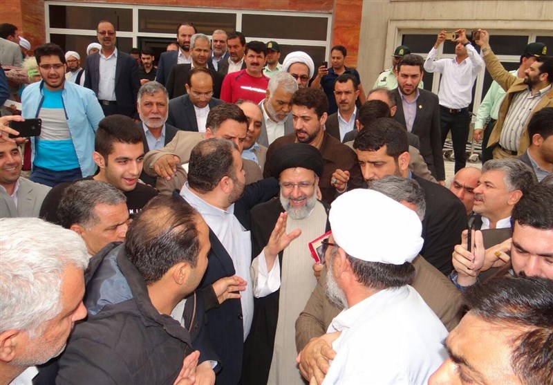استقبال کمنظیر مردم گلستان از حجتالاسلام رئیسی با شعار