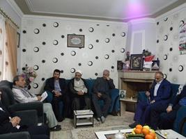 دیدار مسئولان قضایی استان با خانواده شهید ترمیمی دوازدهمین شهید مدافع حرم گلستان