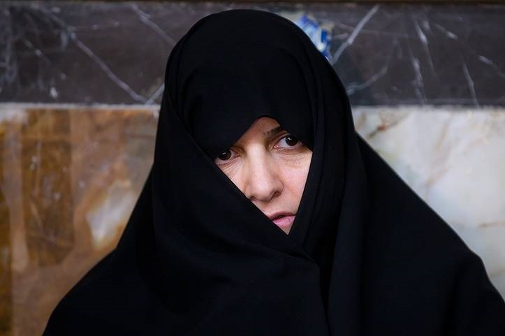 گزاش تصویری/سخنرانی همسر رئیسی در جمع مردم کرج