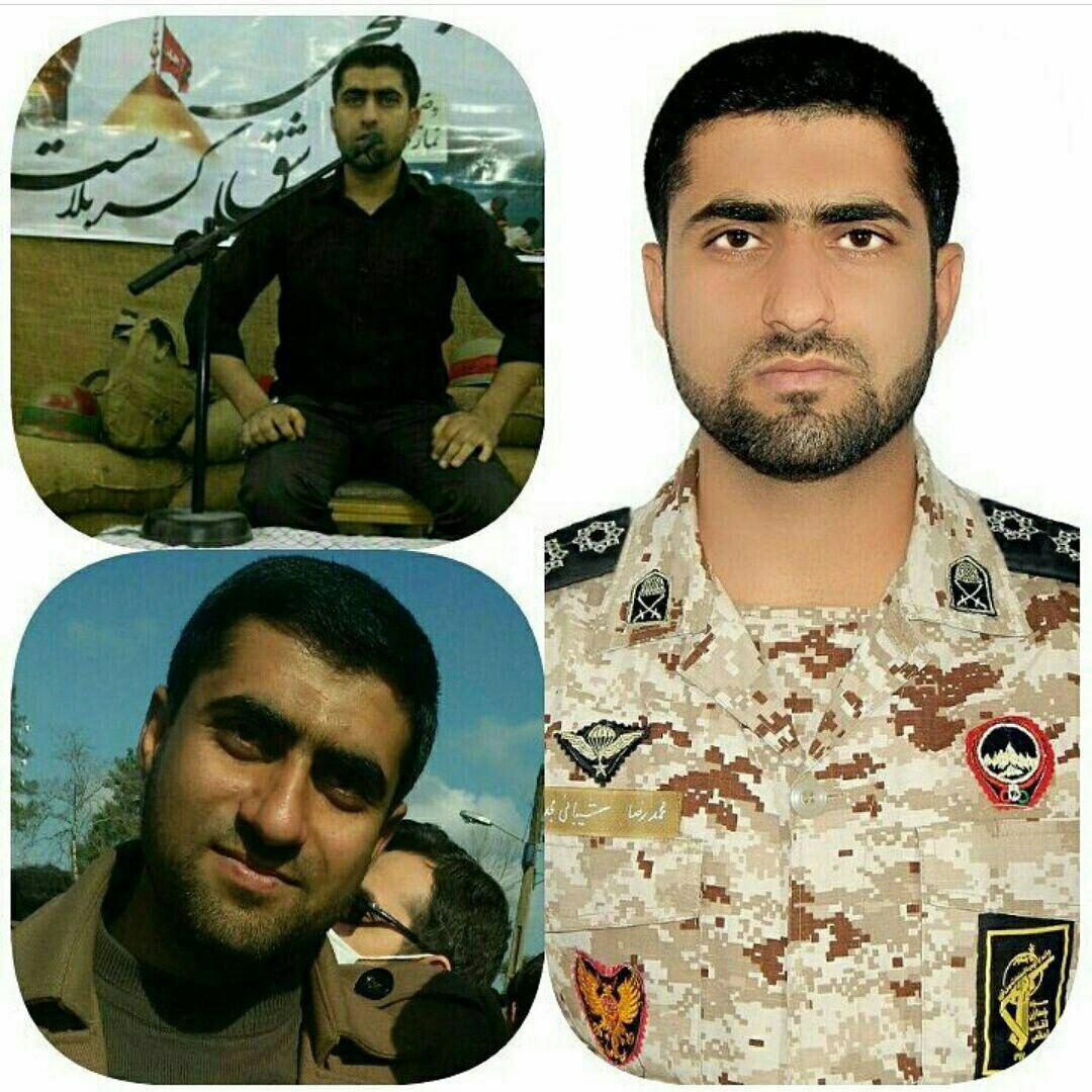 محمدرضا شیبانی از گلستان به جمع شهدای مدافع حرم پیوست+عکس