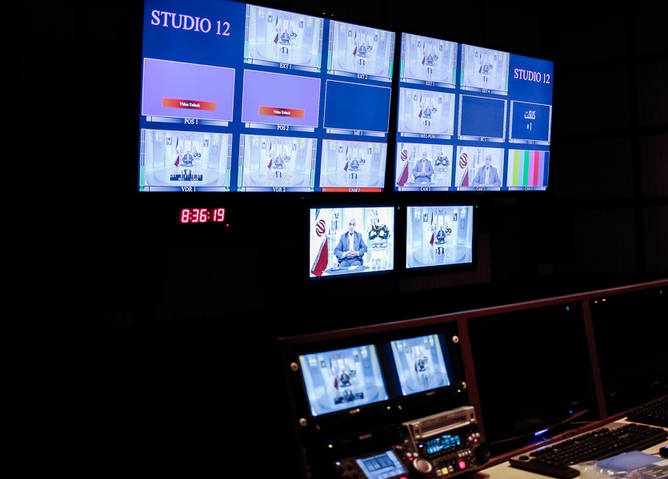 گزارش تصویری/ پشت صحنه ضبط برنامه انتخاباتی هاشمیطبا