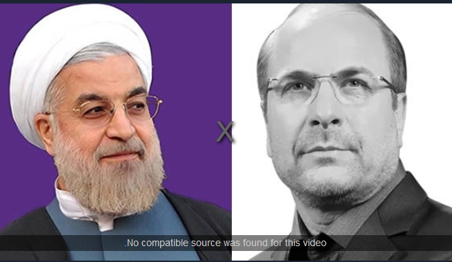 مشاهده فیلم/ جدال لفظی روحانی و قالیباف در مناظره تلویزیونی