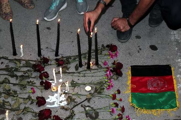 همدردی مشهدی ها با قربانیان حمله تروریستی کشور افغانستان