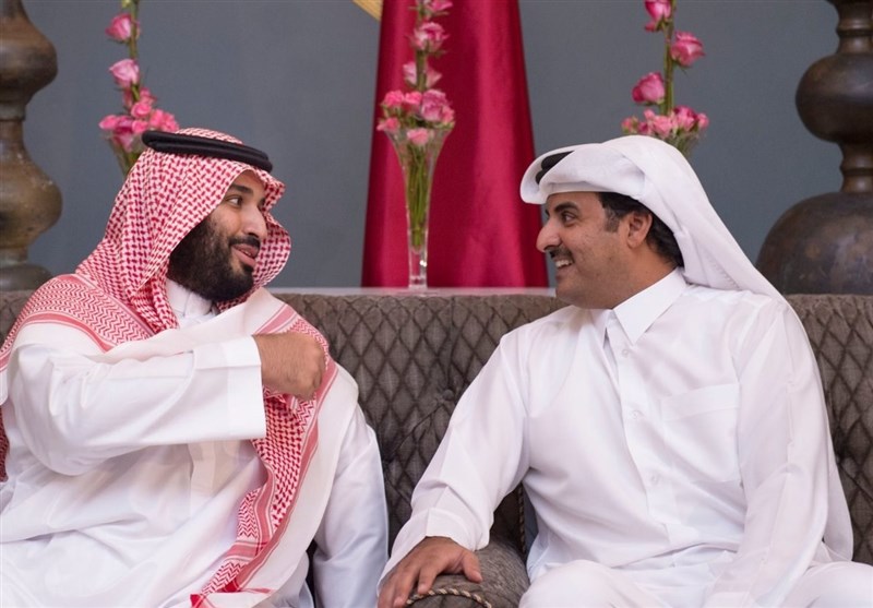  امیر قطر ولیعهدی را به محمد بن سلمان تبریک گفت 