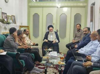 جمعی از اعضای بسیج رسانه استان گلستان با آیت الله شاهرودی دیدار کردند