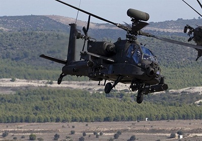 اعزام ۲۰ بالگرد آپاچی و ۱۹۰ نظامی آمریکایی به افغانستان