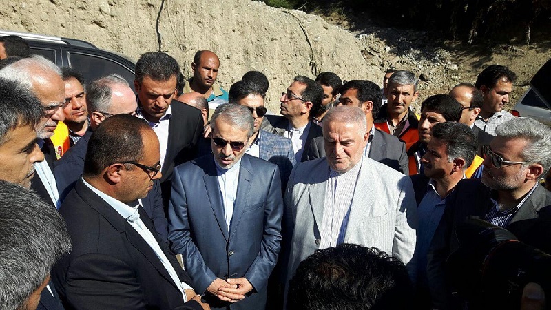 بازدید نوبخت از مناطق سیل زده گلستان