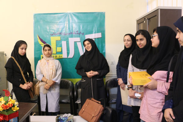  بازدید مسئولان و اعضاءکانون پرورش فکری گرگان از دفتر پایگاه خبری کلاس بیست