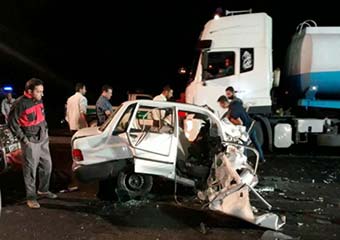 تصادف خونین در پارک ملی گلستان