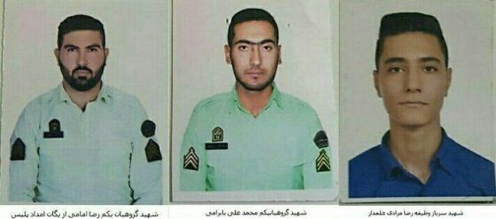  عکس شهدای ناجا که توسط دراویش گنابادی آشوبگر به شهادت رسیدند