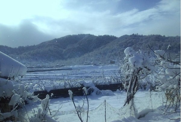 بارش ۱۵ سانتیمتر برف در ارتفاعات گلستان