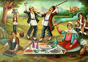 سیزدهبدر ،ایران بارانی است