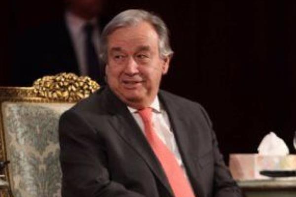 بازدید دبیرکل سازمان ملل از اردوگاه آوارگان سوری در اردن