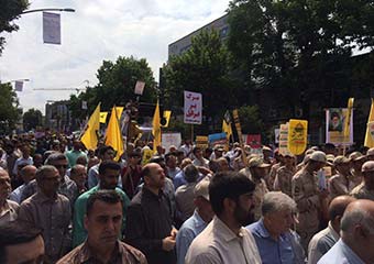 مشت‌های انتفاضه مردم گلستان برای نابودی اسرائیل