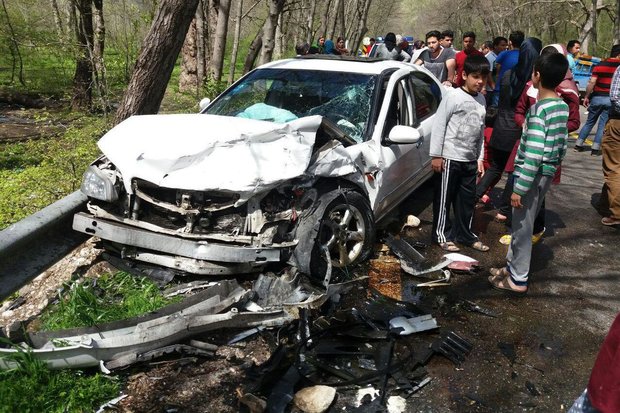تعطیلات پرحادثه در گلستان/ وقوع ۶ تصادف در جاده های استان