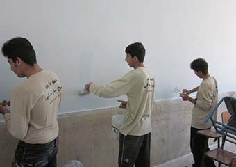 شرکت 150 دانش آموز در طرح مرمت و بهسازی مدارس گرگان