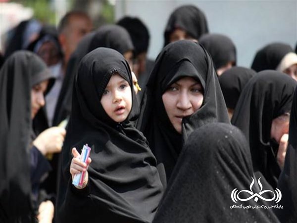 قرار بانوان محجبه گرگانی در اجتماع عظیم «مدافعان حریم خانواده»