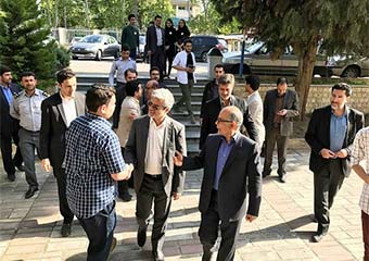 استقبال روسای دانشگاه جامع گلستان و فرهنگیان از نماینده اصلاح طلب تهران