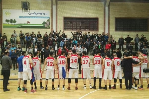 تیم قطران کاوه گرگان به مرحله نیمه نهایی لیگ یک بسکتبال صعود کرد
